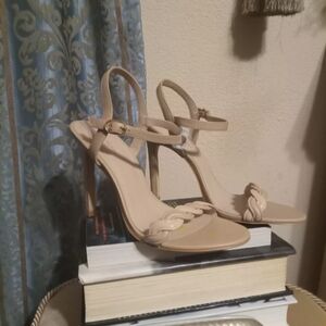 Stuart Weitzman Twistie Sandal Leather Ankle Strap High Heels Size 9.5 $…